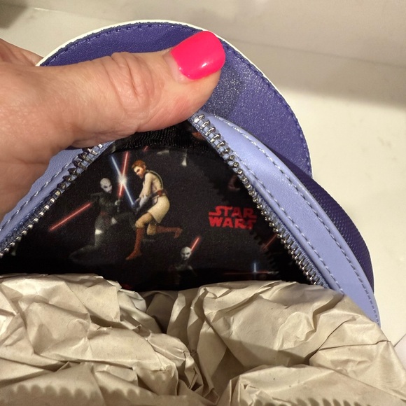 Loungefly NYCC 2022 Star Wars Asajj Ventress Cosplay Mini Backpack π Exclusive - Picture 9 of 10